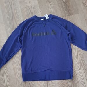 Reebok Kids' Blue Sweatshirt with Black Logo